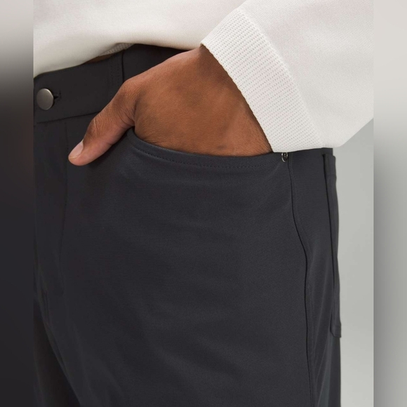 Lululemon Men's ABC Relaxed-Fit 5 Pocket Pants # M5AXTS Gray Waist 36 X 26 Long - Picture 2 of 14